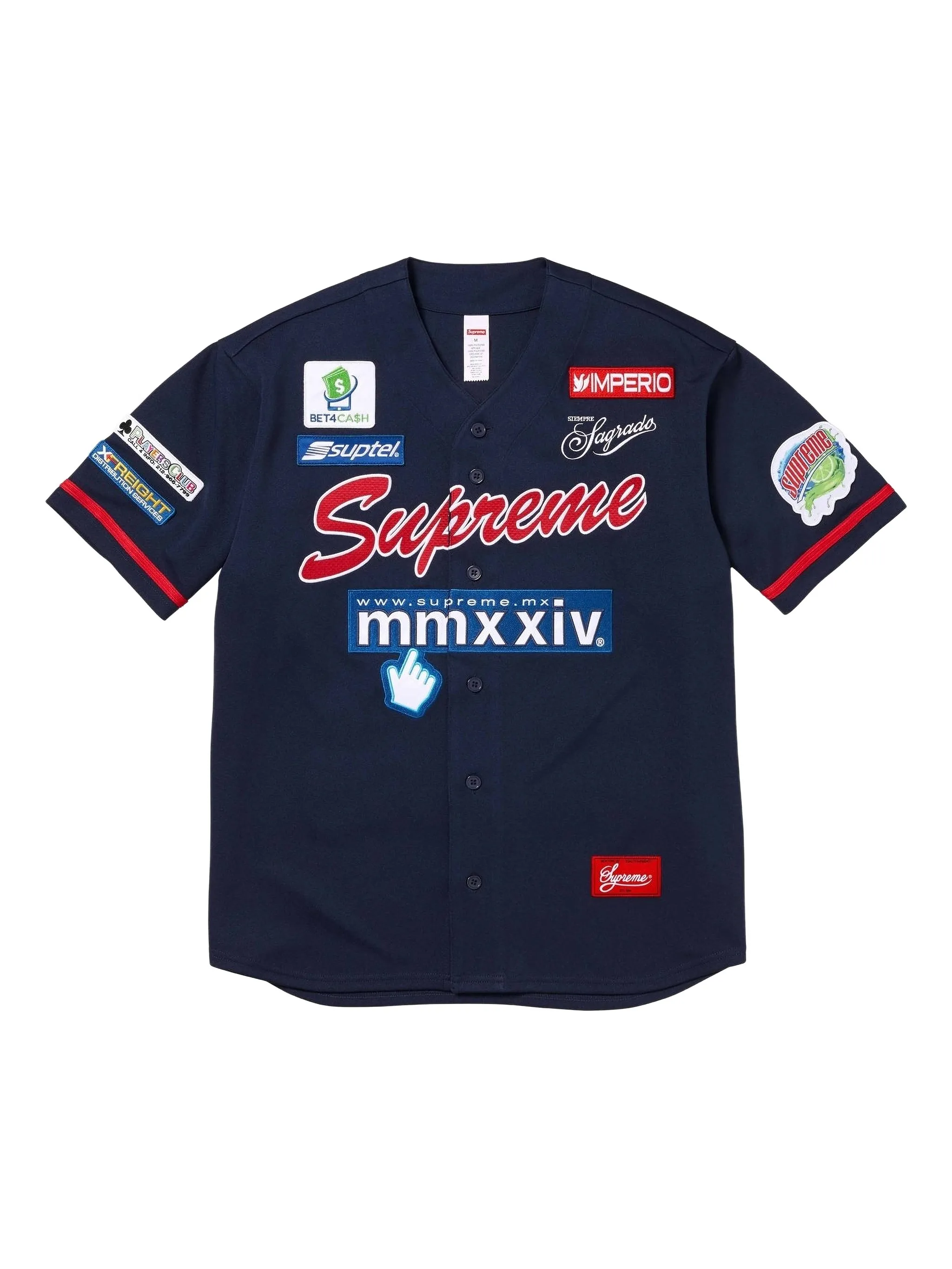 Бейсбольная майка Supreme, синий
Бейсбольная майка Supreme, синий