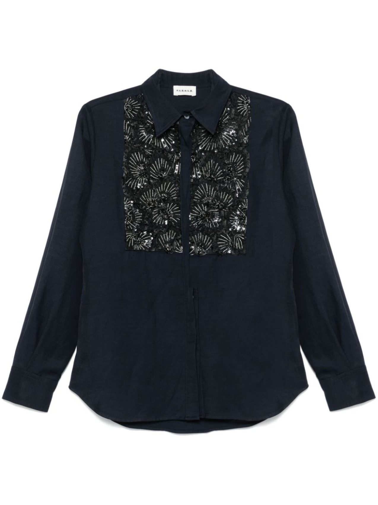 P.A.R.O.S.H. рубашка с пайетками, синий
P.A.R.O.S.H. рубашка с пайетками, синий