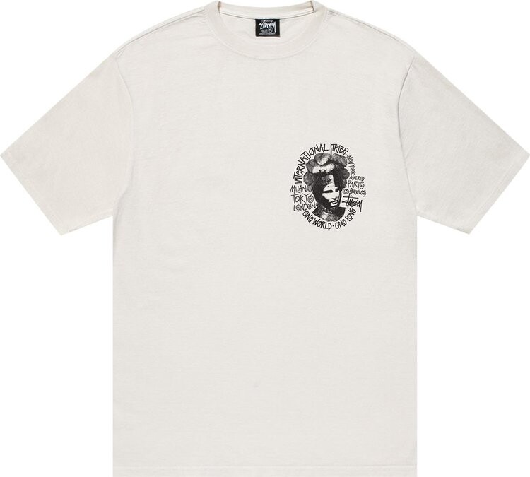Футболка Stussy Camelot 'Natural', кремовый 
Футболка Stussy Camelot 'Natural', кремовый