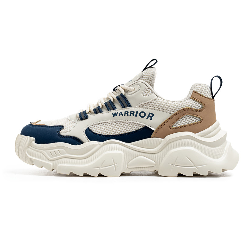 WARRIOR Слипоустойчивые, износостойкие, легкие низкие массивные кроссовки мужские Beige Blue Khaki
WARRIOR Слипоустойчивые, износостойкие, легкие низкие массивные кроссовки мужские Beige Blue Khaki