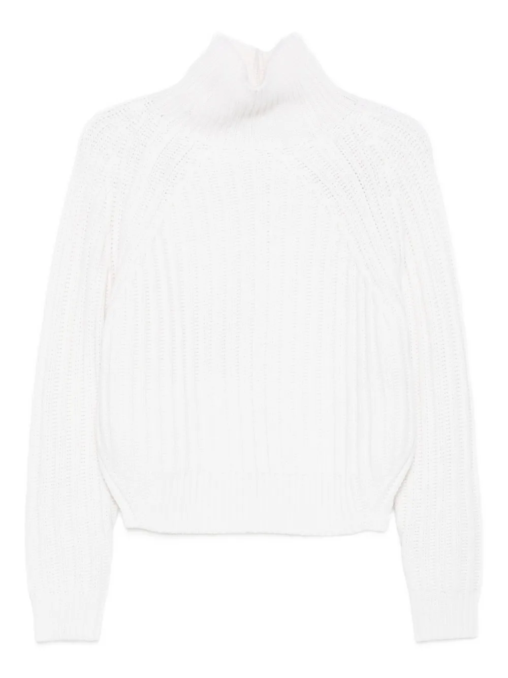 Свитер в рубчик с высоким воротником ALLUDE, нейтральный
Свитер в рубчик с высоким воротником ALLUDE, нейтральный