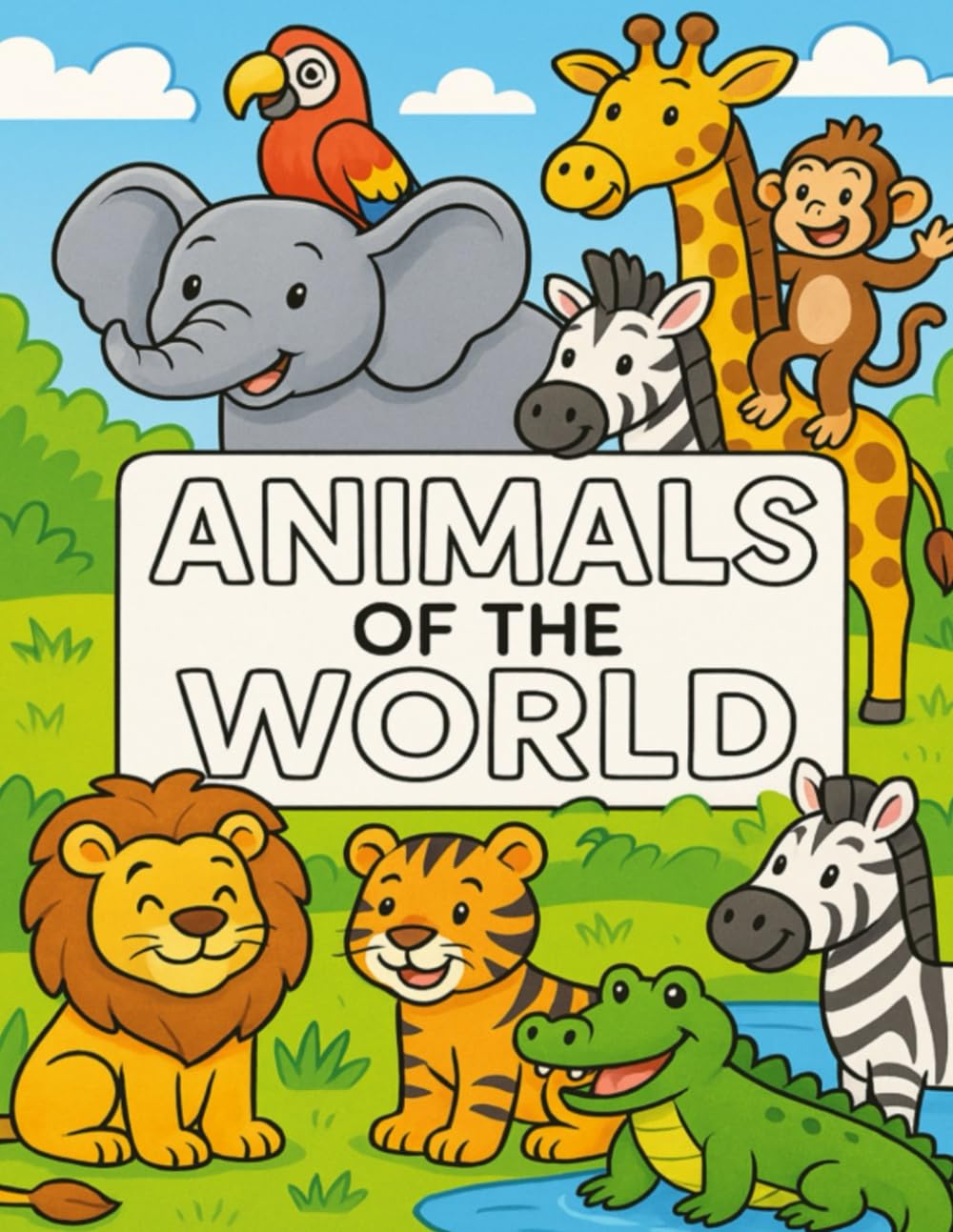 ANIMALS OF THE WORLD: A Fun and Educational Coloring Adventure for Kids (Independently published)
ANIMALS OF THE WORLD: A Fun and Educational Coloring Adventure for Kids (Independently published)