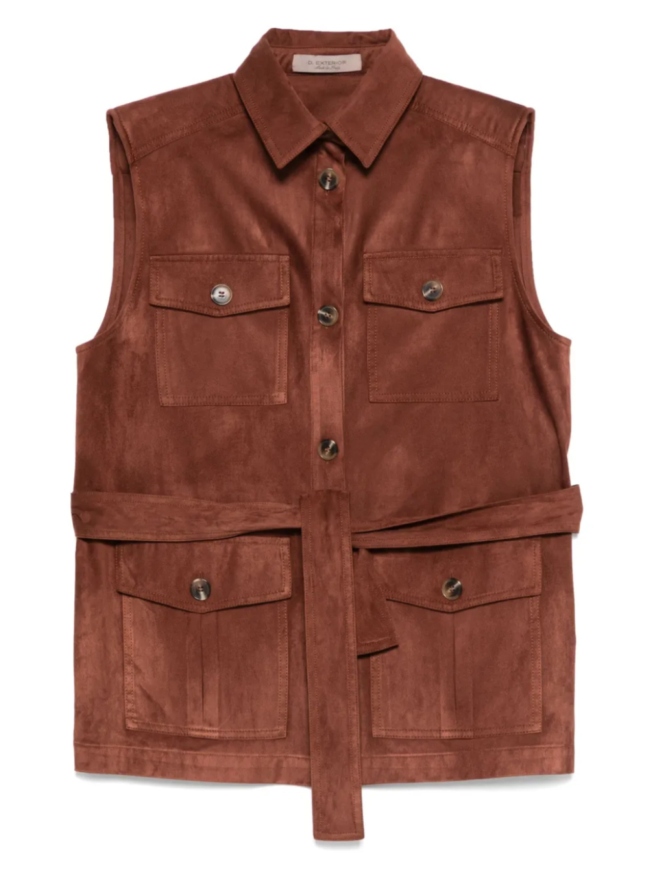 Жилет на пуговицах D.Exterior, коричневый
Жилет на пуговицах D.Exterior, коричневый
