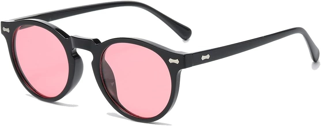 Солнцезащитные очки Gleyemor Vintage Polarized для мужчин, круглые, с защитой UV400, в ретро-стиле, с оправой из ацетата ручной работы, 055 Black Frame/Clear Pink Lens
Солнцезащитные очки Gleyemor Vintage Polarized для мужчин, круглые, с защитой UV400, в ретро-стиле, с оправой из ацетата ручной работы, 055 Black Frame/Clear Pink Lens