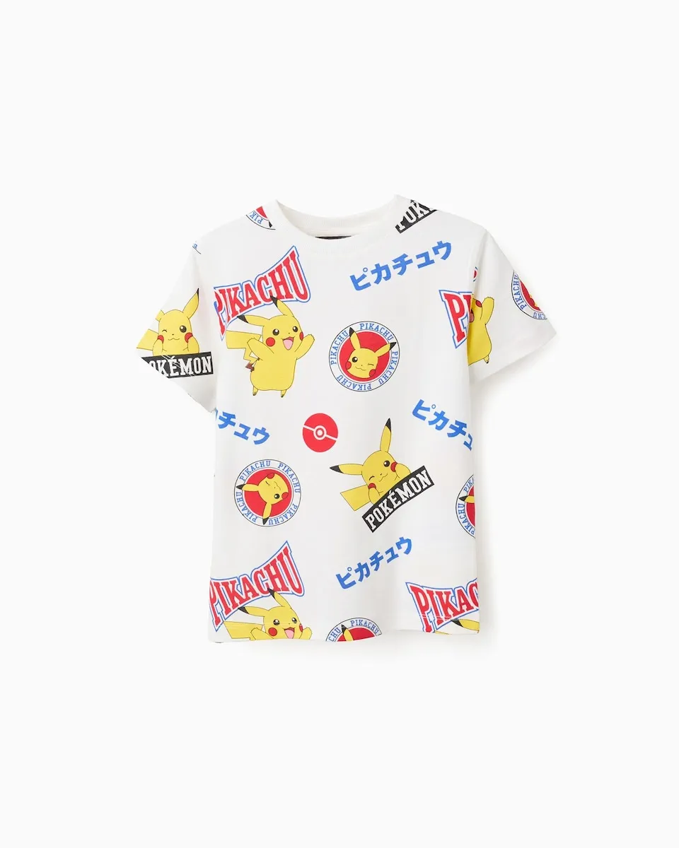 Детская футболка 100% хлопок с мотивом Пикачу Zippy, белый
Детская футболка 100% хлопок с мотивом Пикачу Zippy, белый