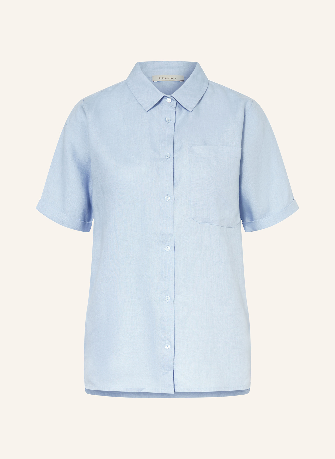 Льняная блузка-рубашка Lilienfels, голубой
Льняная блузка-рубашка Lilienfels, голубой