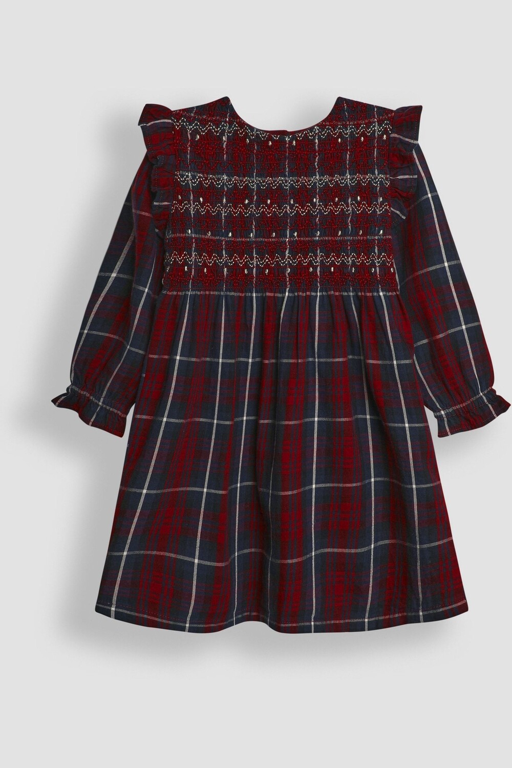 Платье в сборку из тартана Jojo Maman Bébé, красный
Платье в сборку из тартана Jojo Maman Bébé, красный
