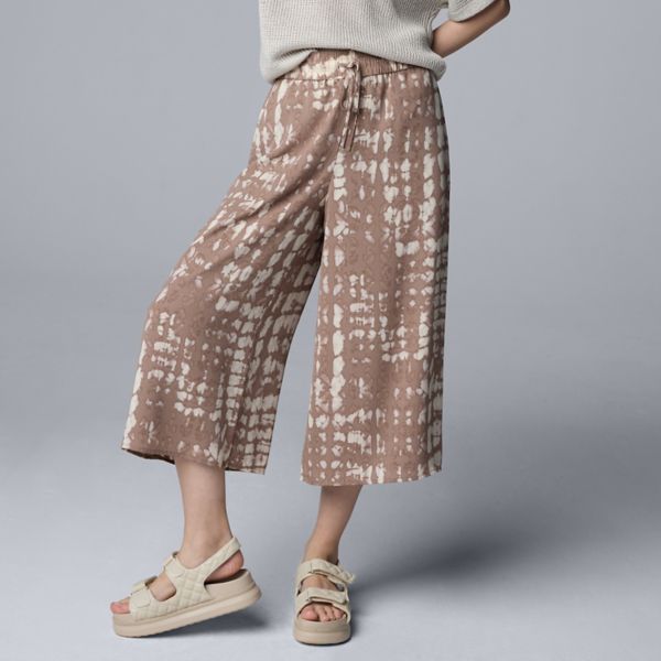 Женские брюки-кюлоты с драпировкой Simply Vera Vera Wang, цвет hazel diamond dye
Женские брюки-кюлоты с драпировкой Simply Vera Vera Wang, цвет hazel diamond dye