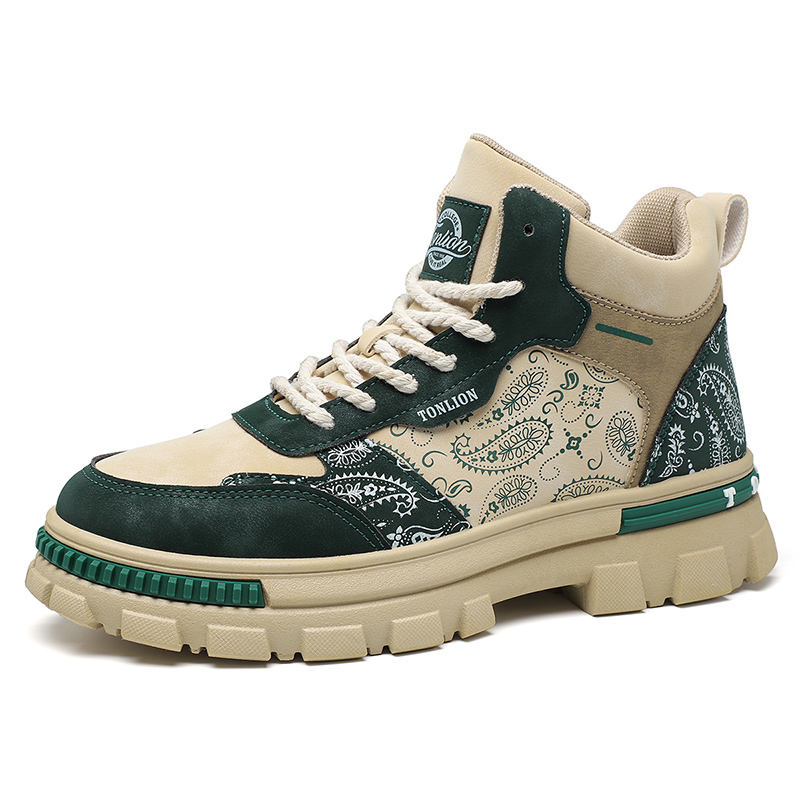 Короткие мужские ботинки Martin 4 см Tonlion, Beige Green
Короткие мужские ботинки Martin 4 см Tonlion, Beige Green