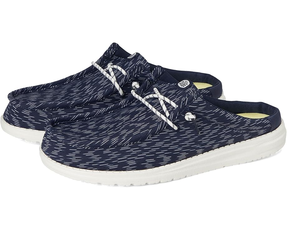 Лоферы Hey Dude Wally Slip Jersey Jacquard, цвет Navy Blazer/White
Лоферы Hey Dude Wally Slip Jersey Jacquard, цвет Navy Blazer/White