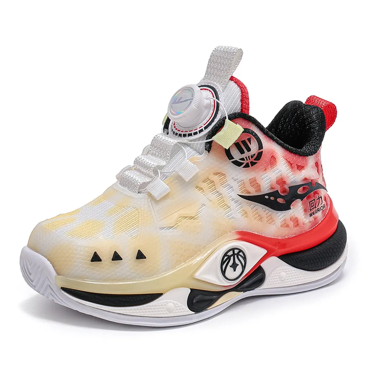 Кроссовки детские с низким верхом, устойчивые к ударам и износу WARRIOR, желтый/красный/белый
Кроссовки детские с низким верхом, устойчивые к ударам и износу WARRIOR, желтый/красный/белый