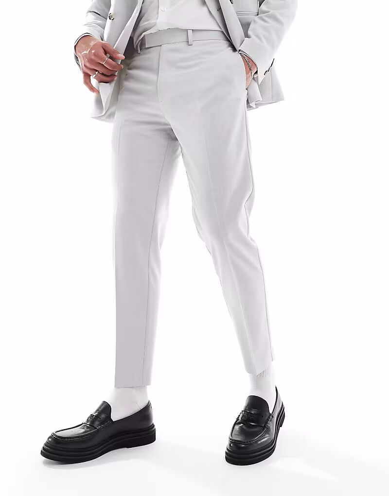 Зауженные брюки ледяного серого цвета Asos Design
Зауженные брюки ледяного серого цвета Asos Design