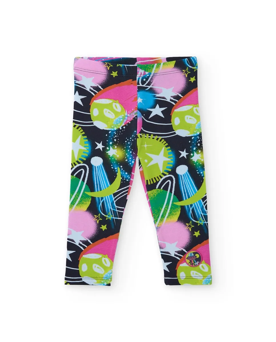 Леггинсы для девочки с принтом планет и звезд в ярких цветах Tuc tuc
Леггинсы для девочки с принтом планет и звезд в ярких цветах Tuc tuc