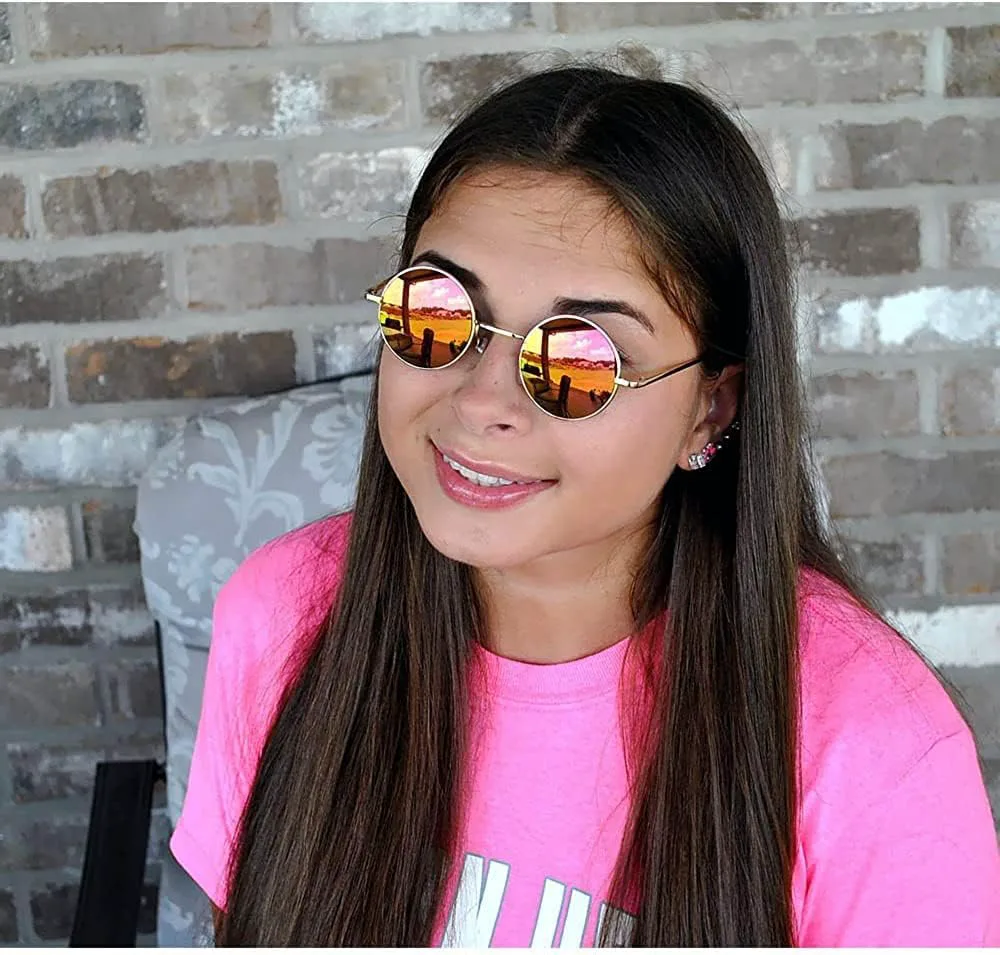 Солнцезащитные очки OWL, набор из 3 пар, круглые, в стиле ретро-винтаж, с цветной металлической оправой, маленькая модель 43 мм, 43 Mm Red Mirror / Silver
Солнцезащитные очки OWL, набор из 3 пар, круглые, в стиле ретро-винтаж, с цветной металлической оправой, маленькая модель 43 мм, 43 Mm Red Mirror / Silver