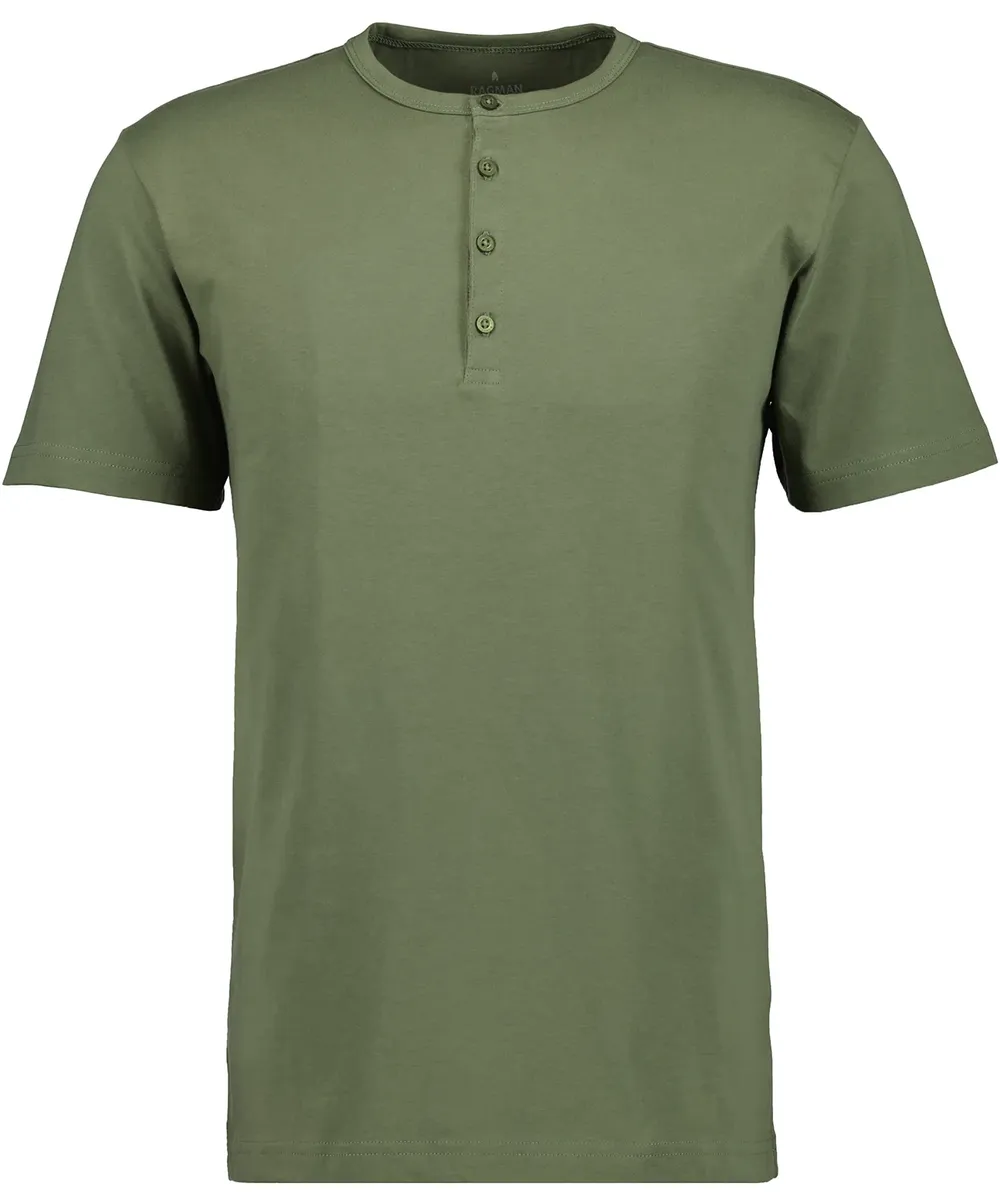 RAGMAN футболка на пуговицах, оливковый
RAGMAN футболка на пуговицах, оливковый