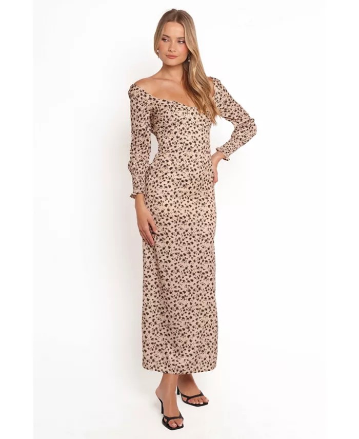 Женское платье-миди Gisella с длинными рукавами Petal and Pup, коричневый
Женское платье-миди Gisella с длинными рукавами Petal and Pup, коричневый