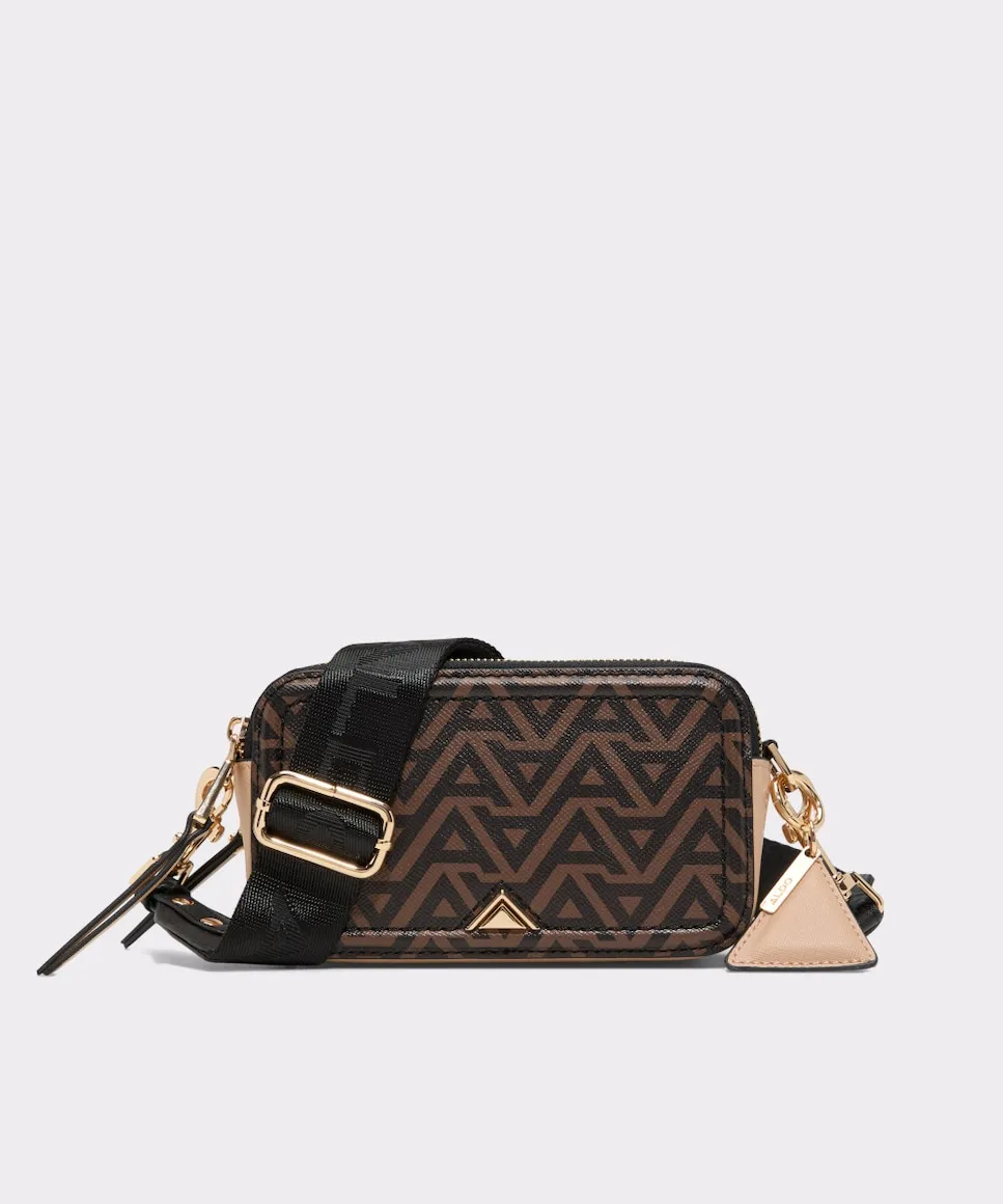 Женская сумка-бандо с застежкой-молнией Aldo, коричневый 
Женская сумка-бандо с застежкой-молнией Aldo, коричневый