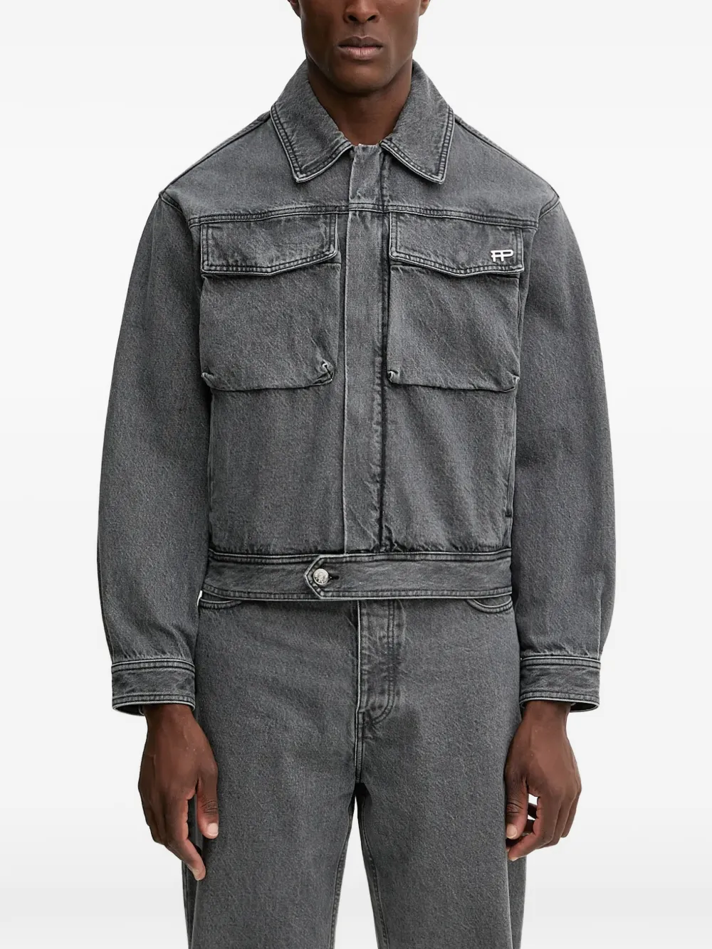 Рубашка-куртка с логотипом Filling Pieces, серый
Рубашка-куртка с логотипом Filling Pieces, серый