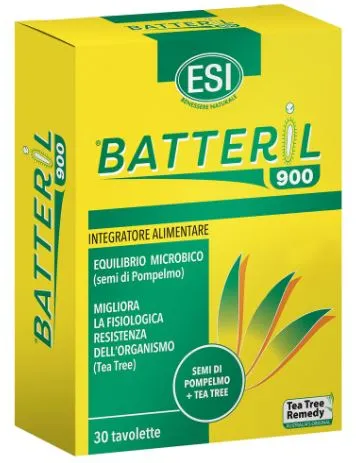 Esi Batteril 900 30 таблеток Масло грейпфрута и чайного дерева
Esi Batteril 900 30 таблеток Масло грейпфрута и чайного дерева