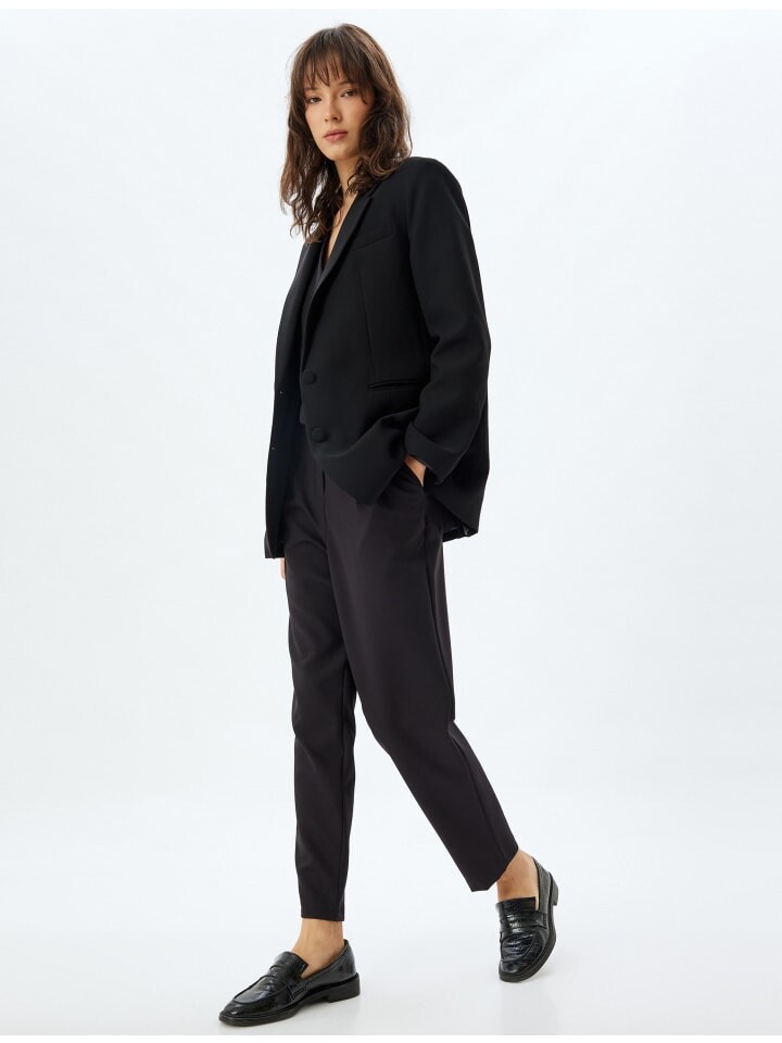 Тканевые брюки KOTON, черный
Тканевые брюки KOTON, черный