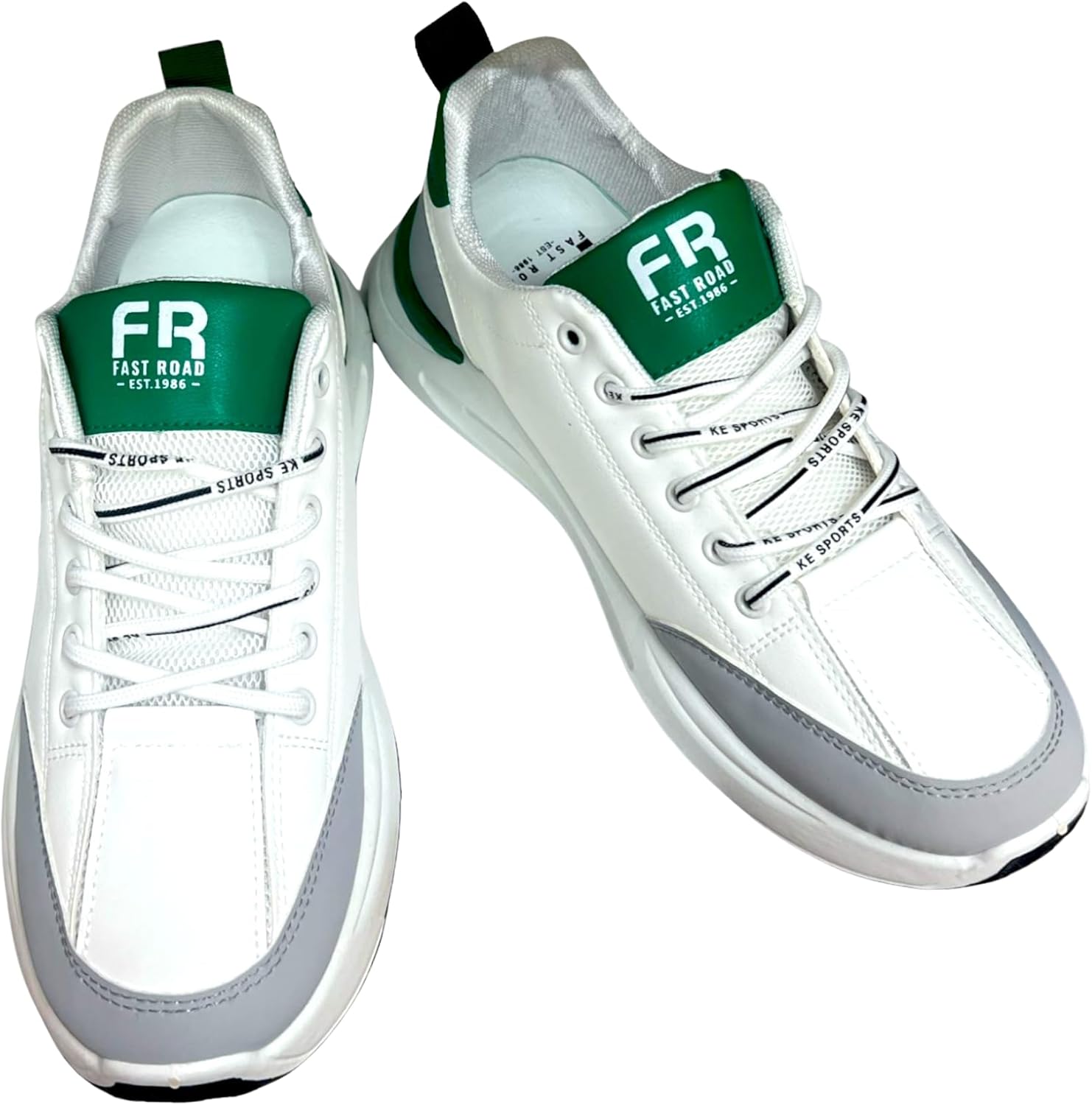 Мужские кроссовки Fast Road Greenline Sprinters - зеленые и белые кроссовки с противоскользящей подошвой из ПВХ, легкая и дышащая конструкция, с амортизацией для тренажерного зала, бега и активного отдыха, прочные и экологичные, размеры США 6,5-...
Мужские кроссовки Fast Road Greenline Sprinters - зеленые и белые кроссовки с противоскользящей подошвой из ПВХ, легкая и дышащая конструкция, с амортизацией для тренажерного зала, бега и активного отдыха, прочные и экологичные, размеры США 6,5-...