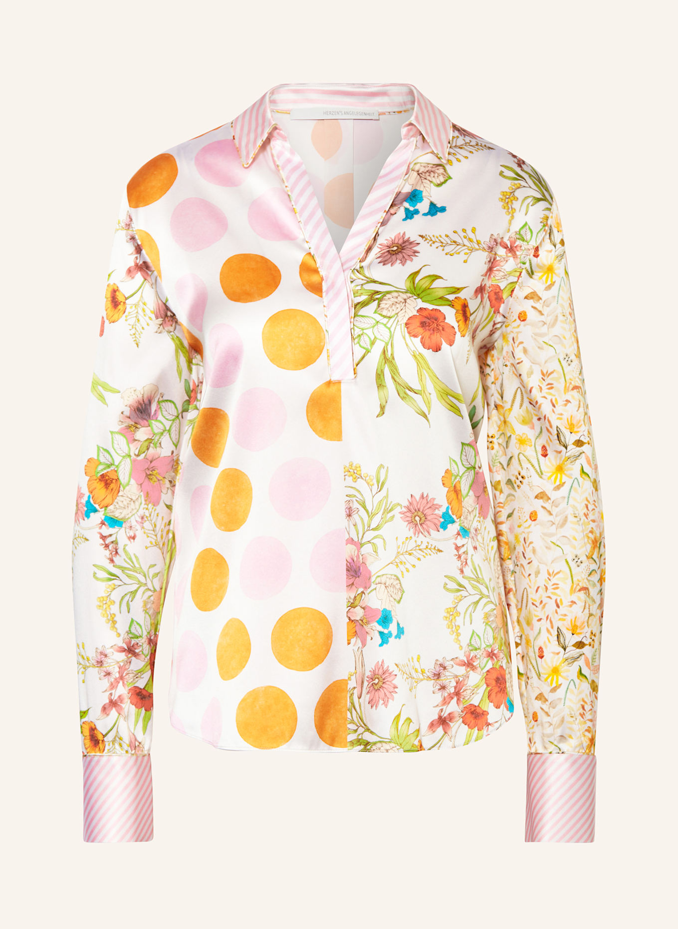Шелковая блузка рубашка Herzen'S Angelegenheit, мультиколор
Шелковая блузка рубашка Herzen'S Angelegenheit, мультиколор