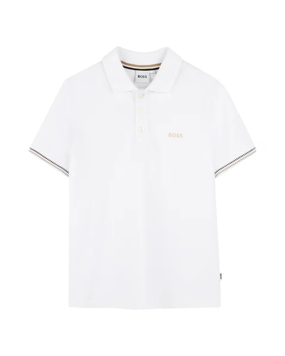 Рубашка поло с короткими рукавами для мальчиков белого цвета BOSS Kidswear, белый
Рубашка поло с короткими рукавами для мальчиков белого цвета BOSS Kidswear, белый