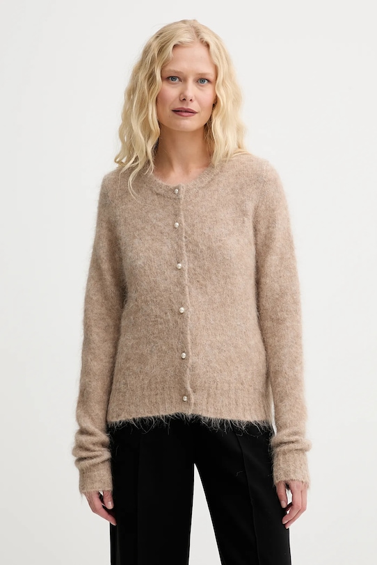Шерстяной кардиган POVILLA Munthe, бежевый
Шерстяной кардиган POVILLA Munthe, бежевый