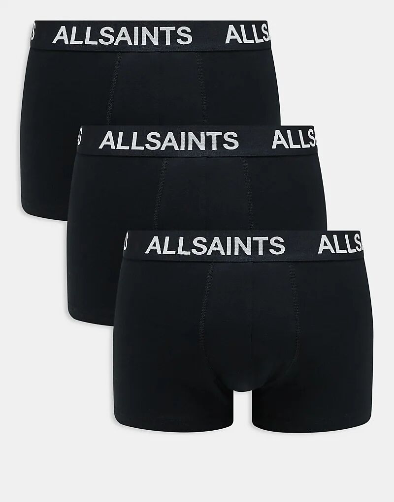 Упаковка из 3 хлопковых трусов AllSaints черного цвета
Упаковка из 3 хлопковых трусов AllSaints черного цвета