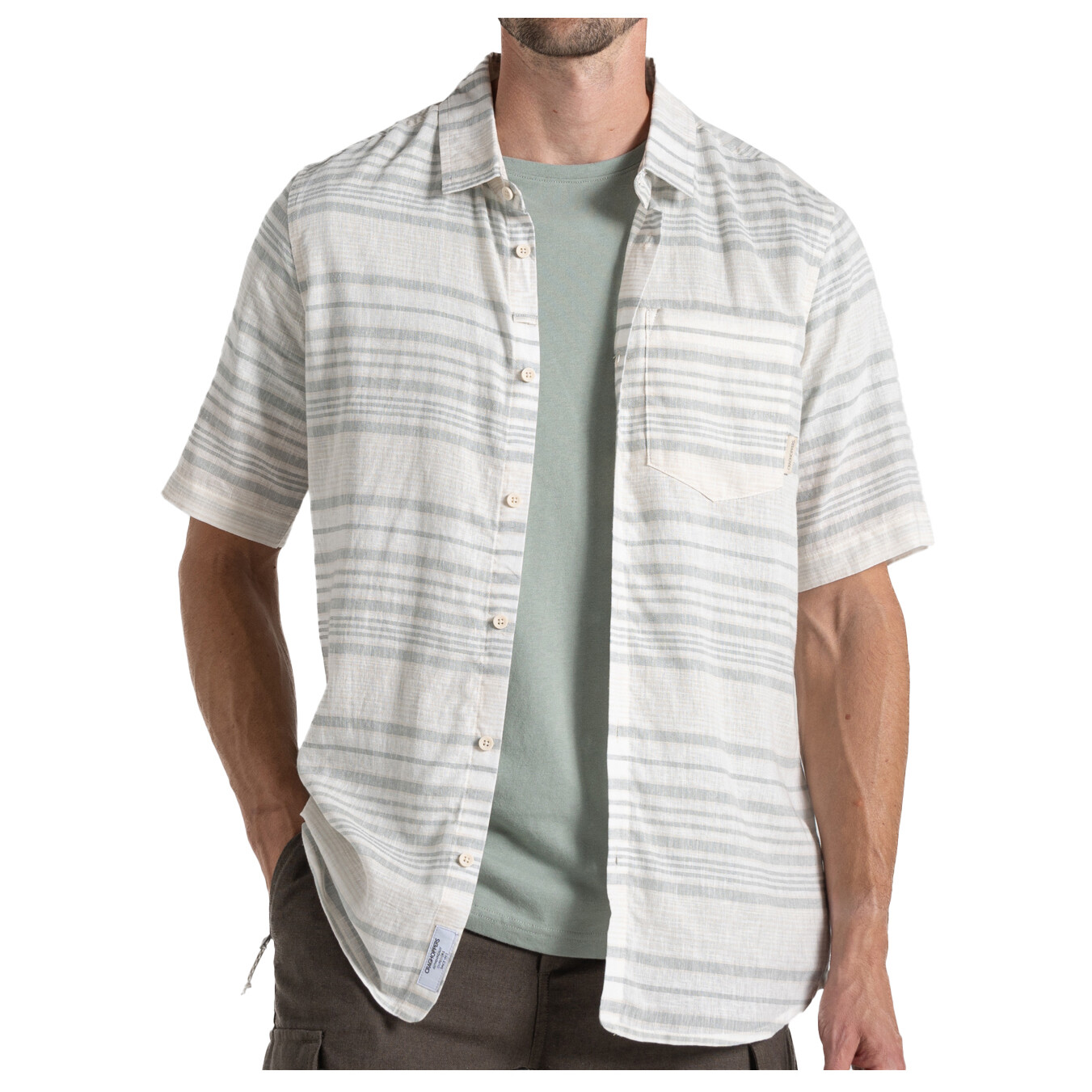 Рубашка Craghoppers Cartwright Kurzarm, цвет Lichen Green Stripe
Рубашка Craghoppers Cartwright Kurzarm, цвет Lichen Green Stripe