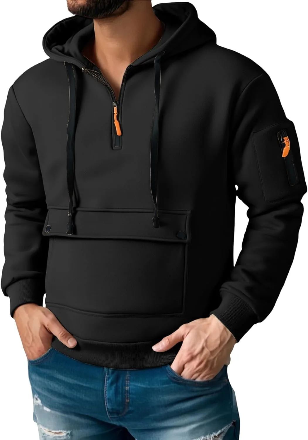 Толстовка с капюшоном Thatrich Classic, 1/4 молния, с карманами, lightweight
Толстовка с капюшоном Thatrich Classic, 1/4 молния, с карманами, lightweight