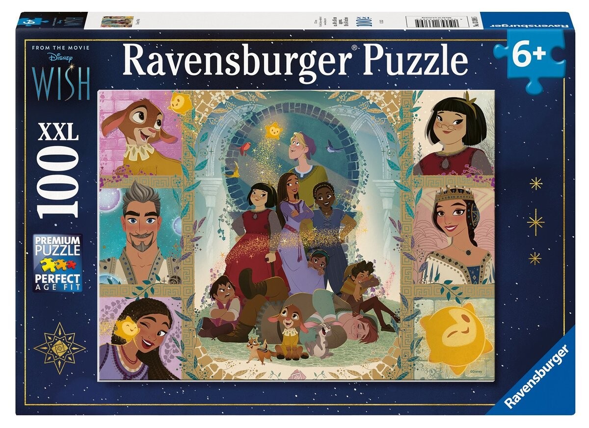 Пазл Ravensburger, 2D, XXL, Disney Wish, 100 шт.
Пазл Ravensburger, 2D, XXL, Disney Wish, 100 шт.