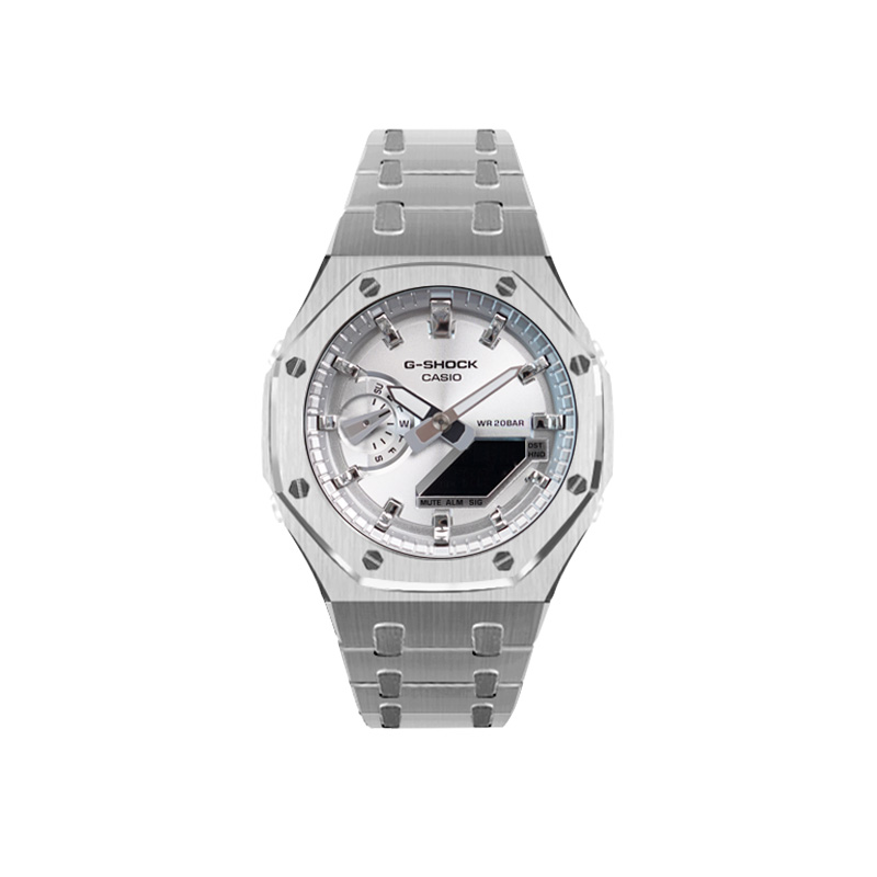 CASIO Унисекс часы с двойным дисплеем жидкокристаллическим и аналоговым, 48,5 мм, серебристые
CASIO Унисекс часы с двойным дисплеем жидкокристаллическим и аналоговым, 48,5 мм, серебристые
