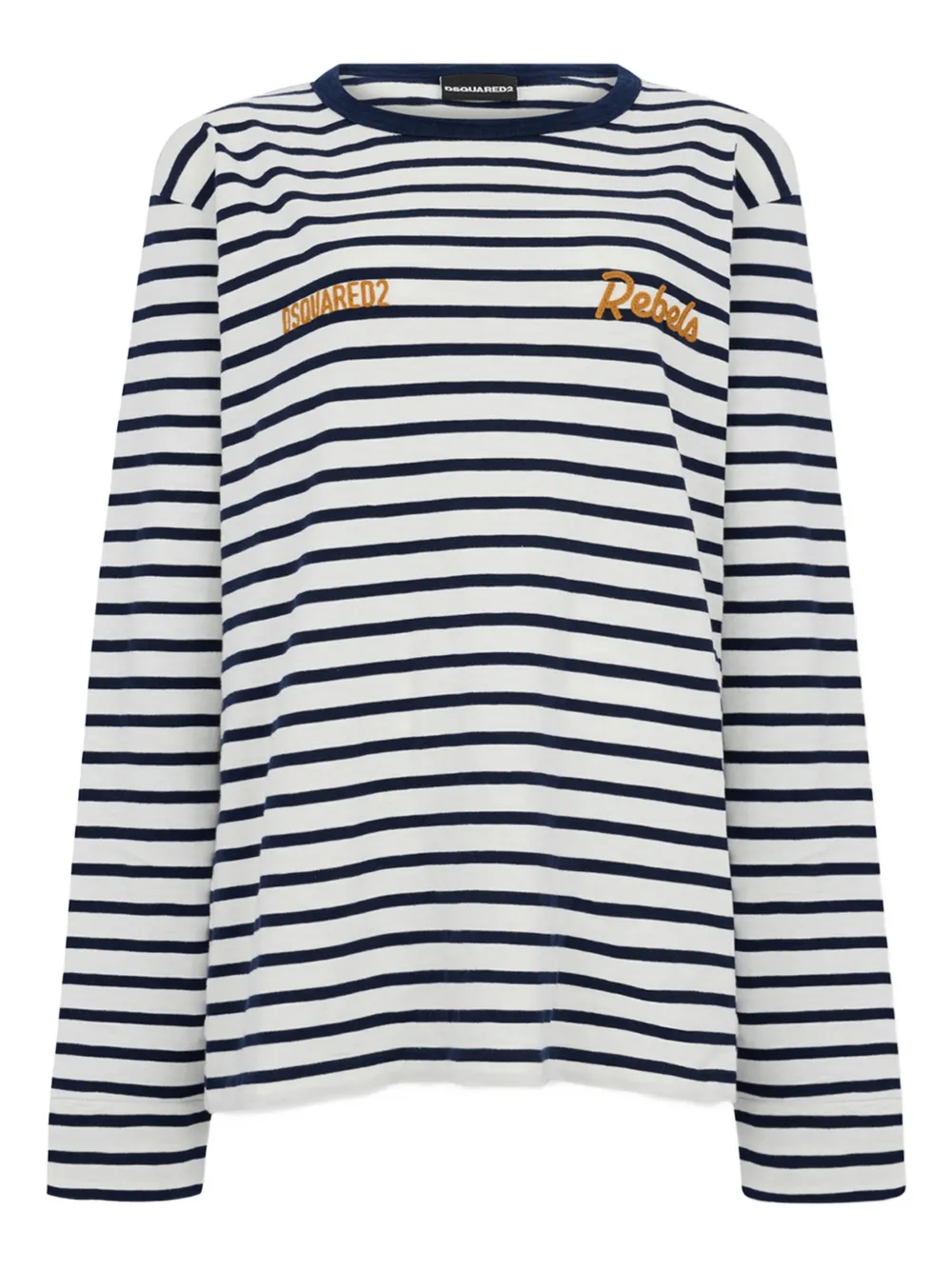 Футболка в полоску DSQUARED2, белый
Футболка в полоску DSQUARED2, белый