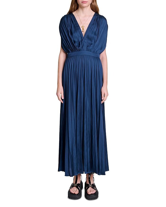 Плиссированное платье Maje Revillou, синий
Плиссированное платье Maje Revillou, синий