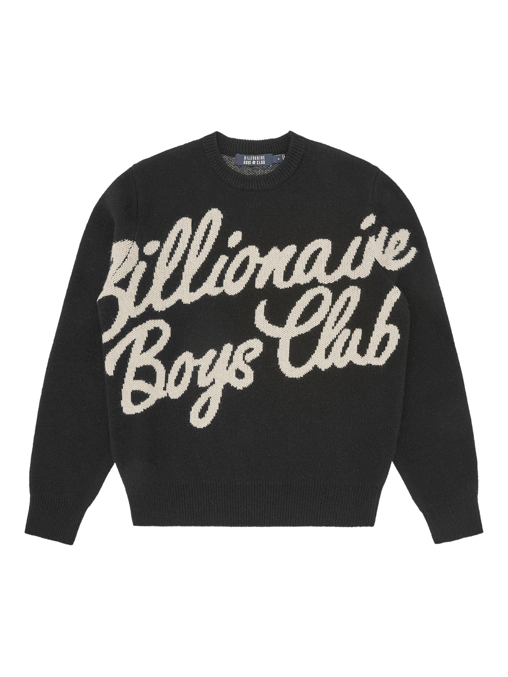 Толстовка Script Knitted с логотипом Billionaire Boys Club, черный
Толстовка Script Knitted с логотипом Billionaire Boys Club, черный