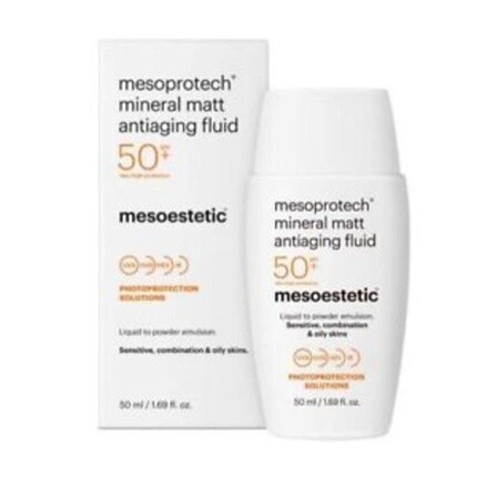 Mesoprotech Минеральный матовый антивозрастной флюид SPF50+ 50 мл Mesoestetic
Mesoprotech Минеральный матовый антивозрастной флюид SPF50+ 50 мл Mesoestetic
