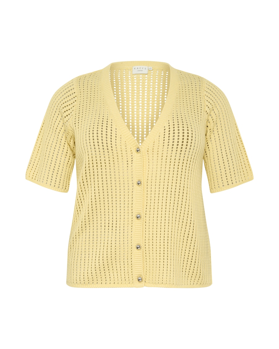 Вязаный кардиган KAFFE CURVE, желтый
Вязаный кардиган KAFFE CURVE, желтый