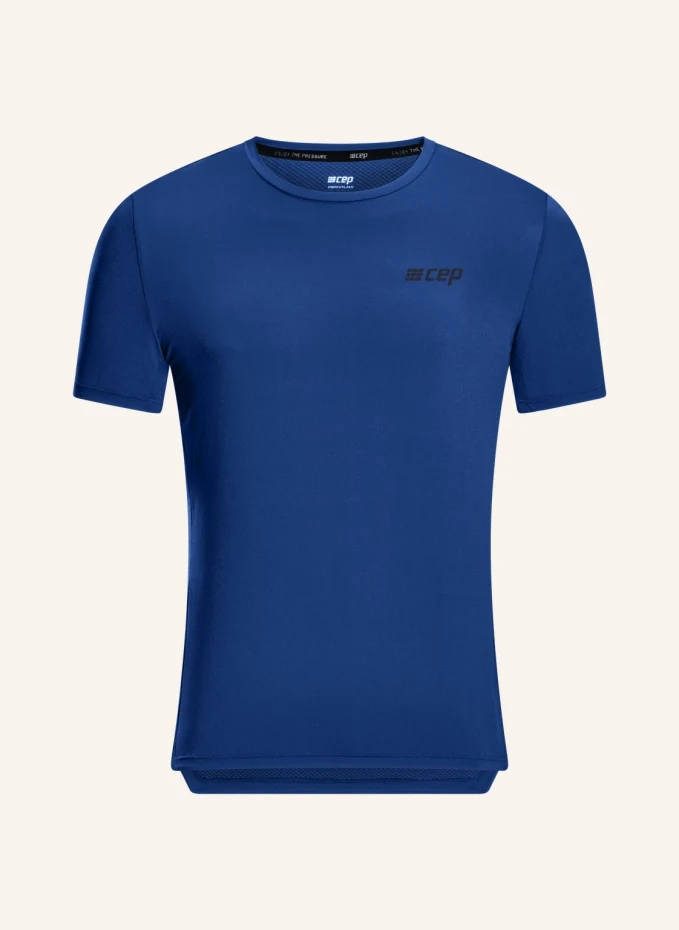 Беговая рубашка the run short sleeve Cep, синий 
Беговая рубашка the run short sleeve Cep, синий