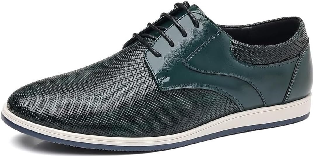 Мужские кожаные дышащие оксфорды-кроссовки, повседневные низкие модные нескользящие спортивные туфли для мужчин Generic, зеленый
Мужские кожаные дышащие оксфорды-кроссовки, повседневные низкие модные нескользящие спортивные туфли для мужчин Generic, зеленый