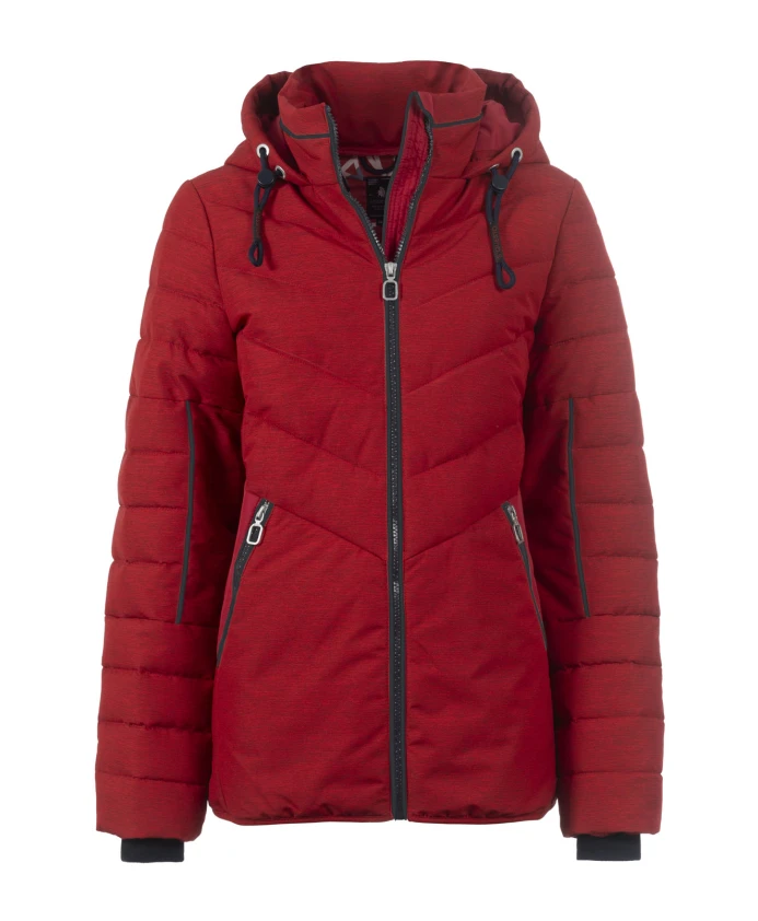 Короткая меланжевая куртка S'Questo, красный
Короткая меланжевая куртка S'Questo, красный