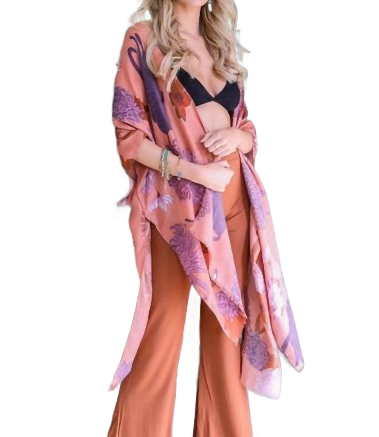 Кимоно в богемном стиле с цветочным принтом, оттенок Roseclay LETO
Кимоно в богемном стиле с цветочным принтом, оттенок Roseclay LETO