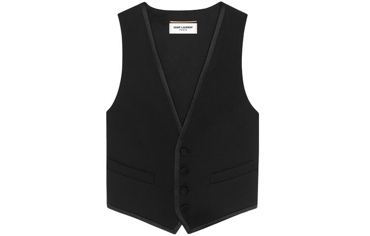Жилет женский Saint Laurent Business, черный 
Жилет женский Saint Laurent Business, черный