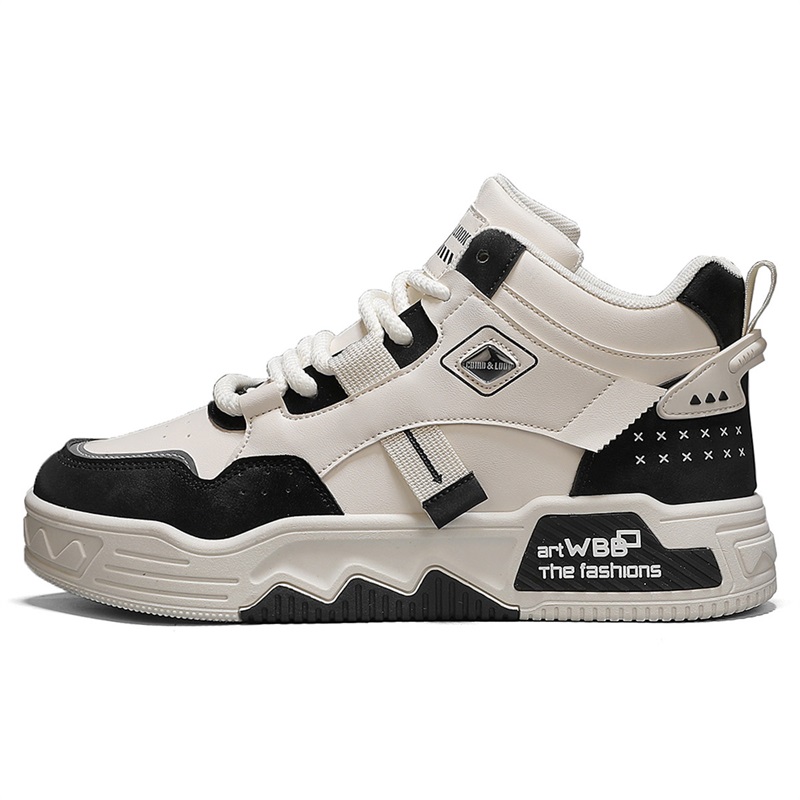 M.M Party Скользоустойчивые износостойкие высокие скейтерские кроссовки мужские бежево-черные, цвет Beige Black
M.M Party Скользоустойчивые износостойкие высокие скейтерские кроссовки мужские бежево-черные, цвет Beige Black