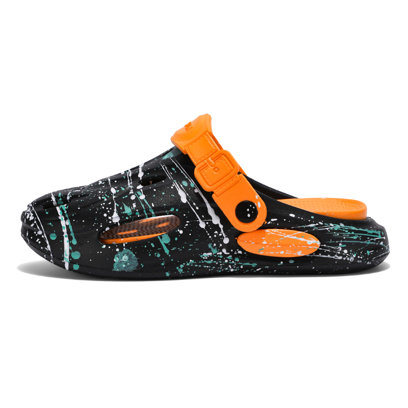 NANJIREN Клоги мужские черно-оранжевые, цвет Black Orange
NANJIREN Клоги мужские черно-оранжевые, цвет Black Orange