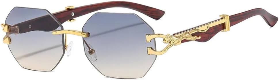 Солнцезащитные очки без оправы с золотым леопардовым принтом, восьмиугольные, для женщин и мужчин, роскошные винтажные солнцезащитные очки, популярные панк-очки для активного отдыха generic, Gray Tea
Солнцезащитные очки без оправы с золотым леопардовым принтом, восьмиугольные, для женщин и мужчин, роскошные винтажные солнцезащитные очки, популярные панк-очки для активного отдыха generic, Gray Tea