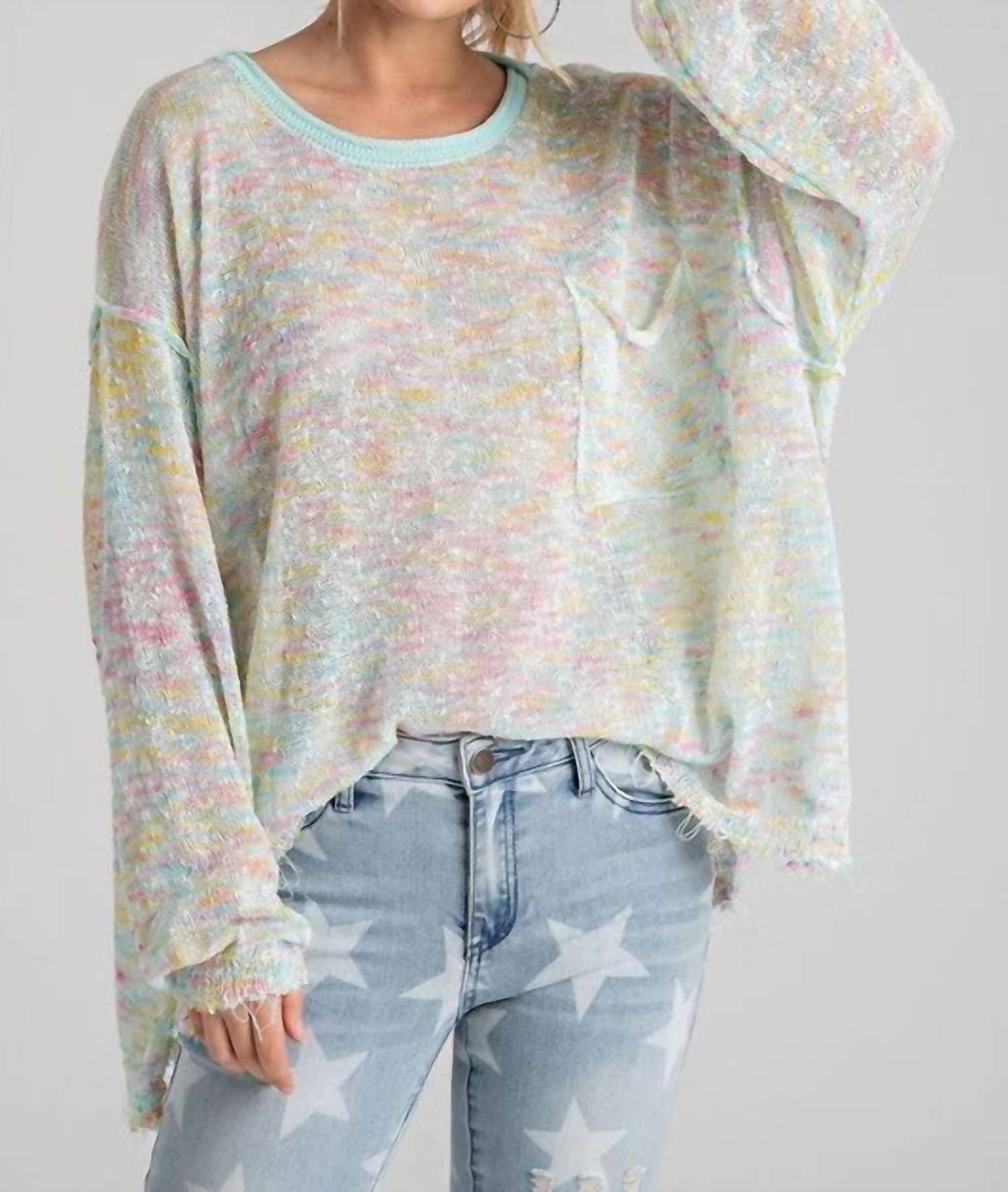 Вязаный свитер мятного цвета Easel
Вязаный свитер мятного цвета Easel