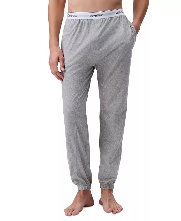 Мужские современные хлопковые пижамные штаны с логотипом Calvin Klein, серый
Мужские современные хлопковые пижамные штаны с логотипом Calvin Klein, серый