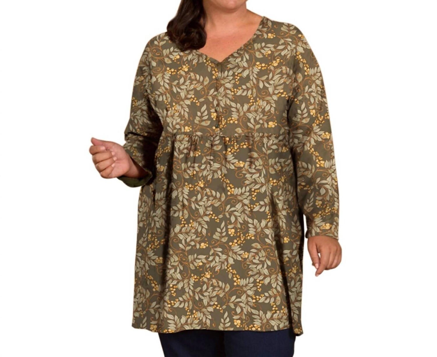 Топ с длинными рукавами Des Fleurs Babydoll - Plus In Autumn Grape Vine On The Plus Side
Топ с длинными рукавами Des Fleurs Babydoll - Plus In Autumn Grape Vine On The Plus Side