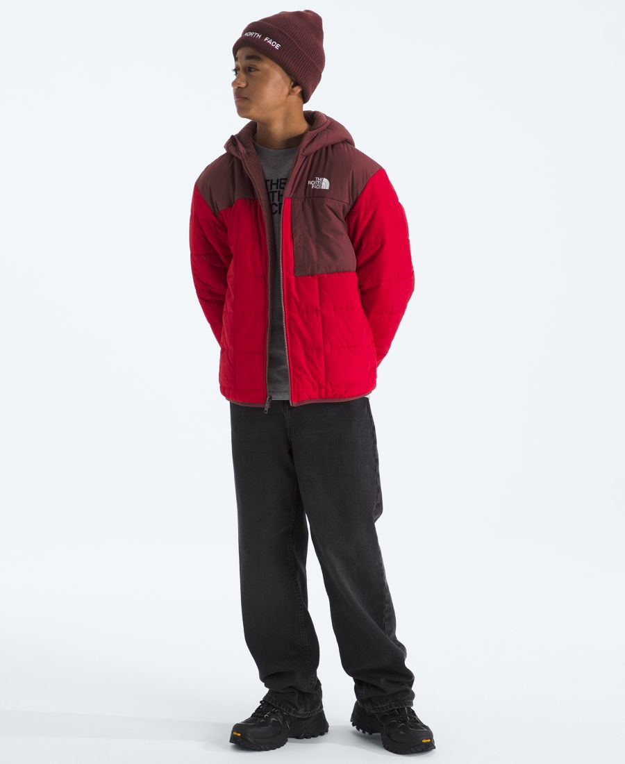 Детская двусторонняя куртка Shasta на молнии с капюшоном, размер 6-20 The North Face, Red
Детская двусторонняя куртка Shasta на молнии с капюшоном, размер 6-20 The North Face, Red